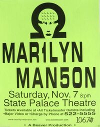 November 7, 1998 performance at State Palace Theatre, New Orleans, Lousiana, USA.